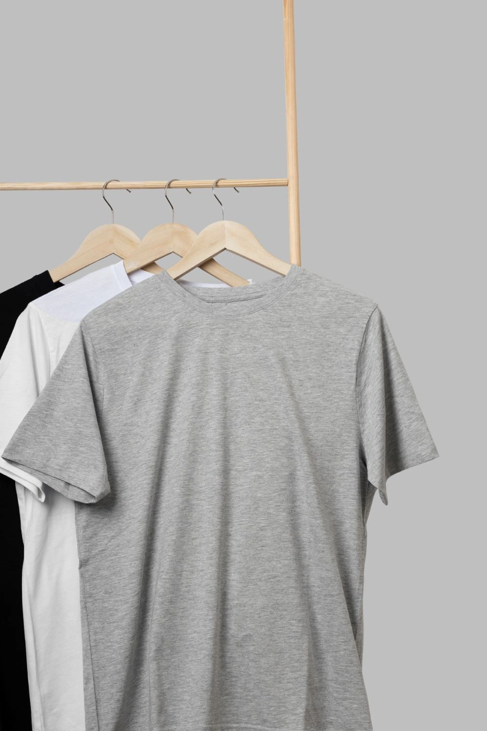 Hover view of Oversized Everyday Essentials Combo – 3 Plain T-Shirts (Black, White, Grey)
